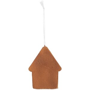 Clayre & Eef Декор-подвеска Дом 8x1x10 см Зеленый/Белый