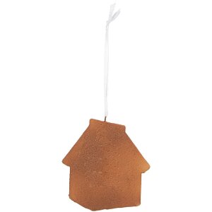 Clayre & Eef Декоративный подвес Дом 9x1x10 см Синий/Белый