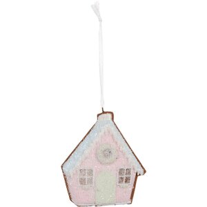 Clayre & Eef Декоративный подвес Дом 9x1x10 см...