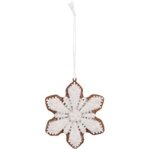 Clayre & Eef Декоративная Снежинка 9x1x10 см
