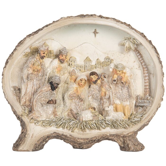 Clayre & Eef 6PR5919 Weihnachtsgruppe 18x4x15 cm