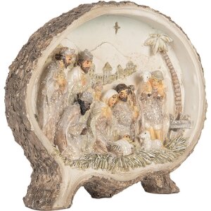 Clayre & Eef 6PR5919 Weihnachtsgruppe 18x4x15 cm