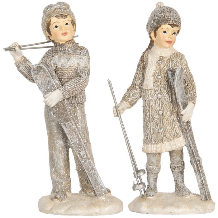 Clayre & Eef 6PR5921 Новогодняя детская декорация (2 шт) 8x5x15 см