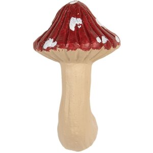 Clayre & Eef дверная ручка 3x4x6 см красно-бежевая