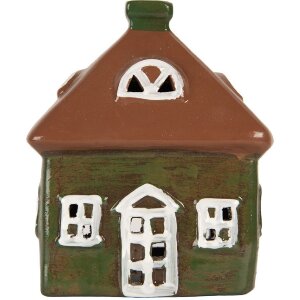 Clayre & Eef 6CE2185 Dekoration Haus 12x9x14 cm...