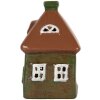 Clayre & Eef 6CE2185 Dekoration Haus 12x9x14 cm Grün-Braun