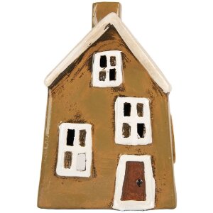 Clayre & Eef 6CE2187 Dekoration Haus 12x8x18 cm Braun...