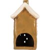 Clayre & Eef Декоративный домик 12x8x19 см коричнево-бежевый
