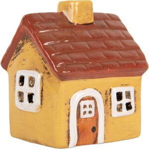 Clayre & Eef 6CE2197 Dekoration Haus 8x7x10 cm Keramik