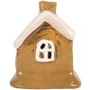 Clayre & Eef 6CE2198 Dekoration Haus 9x7x9 cm Braun-Beige