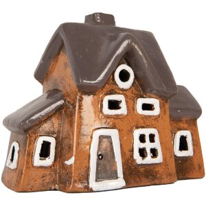 Clayre & Eef 6CE2201 Dekoration Haus 20x11x16 cm...