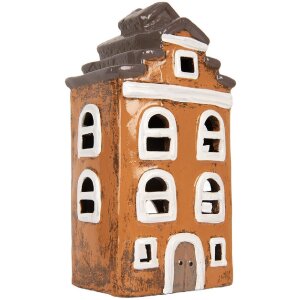 Clayre & Eef 6CE2203 Dekoration Haus 13x10x24 cm Grau...