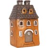 Clayre & Eef 6MG0126 Dekoration Haus 23x17x37 cm Orange Grau
