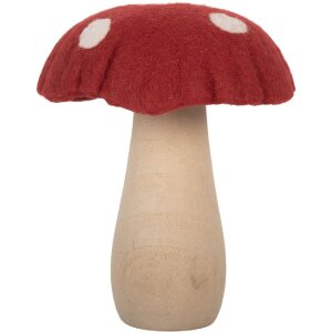 Clayre & Eef 66304 Filzpilz 12x12x15 cm