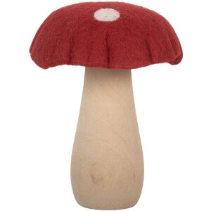 Clayre & Eef 66304 Filzpilz 12x12x15 cm