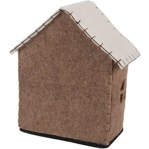 Clayre & Eef Декоративный домик из фетра 17x9x19 см