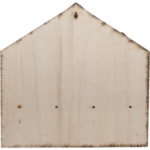 Clayre & Eef Вешалка с войлочными домиками 40x13x40 см