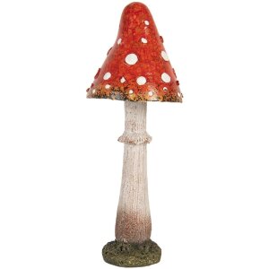 Clayre & Eef 6PR5742 Dekoration Pilz rot-weiß...