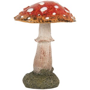 Clayre & Eef 6PR5743 Dekoration Pilz Ø 9x12 cm