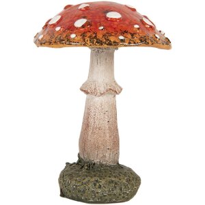 Clayre & Eef 6PR5743 Dekoration Pilz Ø 9x12 cm