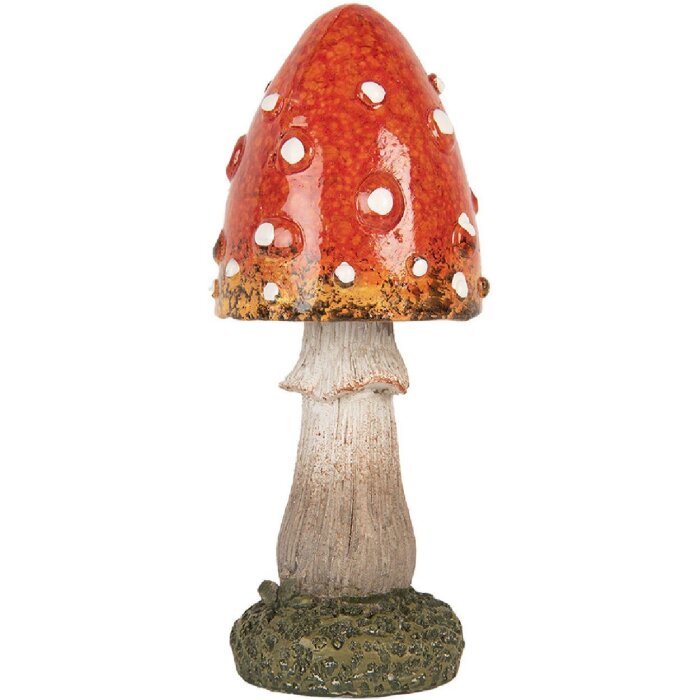 Clayre & Eef 6PR5747 Dekoration Pilz Ø 5x12 cm Rot Weiß