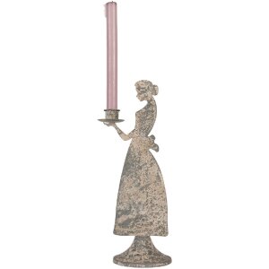 Clayre & Eef 6Y5814 Kerzenständer Frau 15x10x37 cm