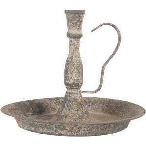 Clayre & Eef Подсвечник Ø23x19 см Серый