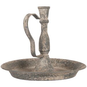 Clayre & Eef Подсвечник Ø23x19 см Серый