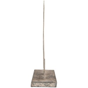 Clayre & Eef 6Y5829 Декоративная фигурка Собака 20x8x24 см Серый Бежевый