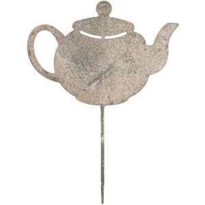 Clayre & Eef 6Y5831 Садовый штырь Чайник 26x1x35 см...