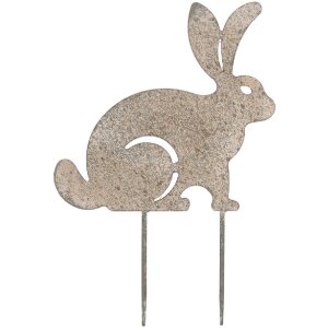 Clayre & Eef 6Y5833 Садовый кол Кролик 23x1x35 см