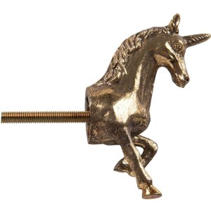 Clayre & Eef 6Y5882 Türknopf Goldfarben 3x9x8 cm