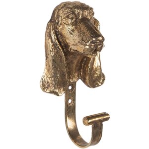 Clayre & Eef 6Y5890 Wandhaken 7x5x13 cm Goldfarben