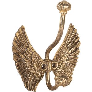 Clayre & Eef 6Y5896 Wandhaken 12x6x13 cm goldfarben