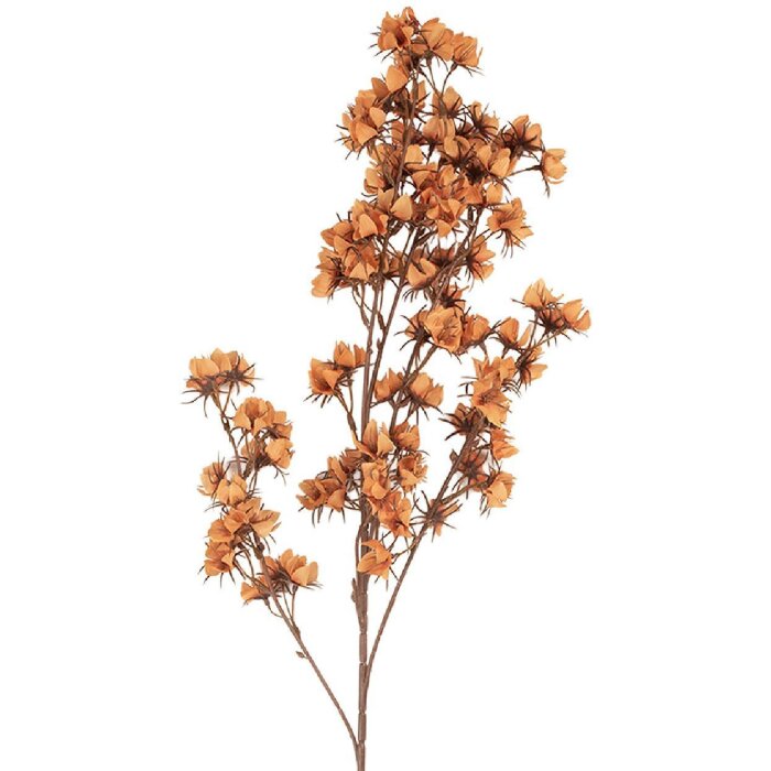 Clayre & Eef Искусственная Клумба 10x10x86 см Оранжево-коричневая