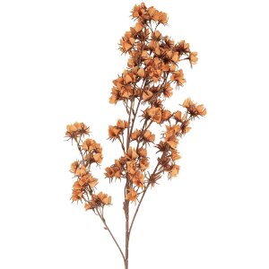 Clayre & Eef Искусственная Клумба 10x10x86 см Оранжево-коричневая