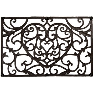 Clayre & Eef 5Y1290 Türmatte Eisen 59x39x2 cm...