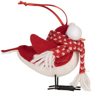 Clayre & Eef 66341 Dekoration Vogel 12x7x10 cm