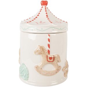 Clayre & Eef 6CE2218 Vorratstopf mit Deckel Ø...