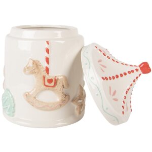 Clayre & Eef 6CE2218 Vorratstopf mit Deckel Ø...