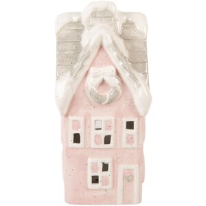 Clayre & Eef 6CE2220P Dekoration Haus LED 11x10x24 cm...