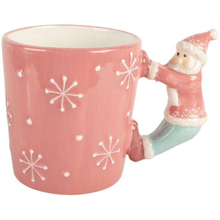 Clayre & Eef Кружка керамическая 400 мл 15x10x11 см