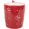 Clayre & Eef 6CEMU0200R Becher 15x10x11 cm 400 ml rot