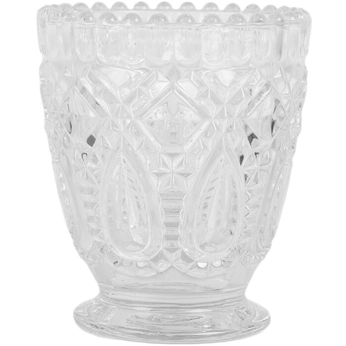 Clayre & Eef 6GL5208 Подсвечник стеклянный Ø9x10 см