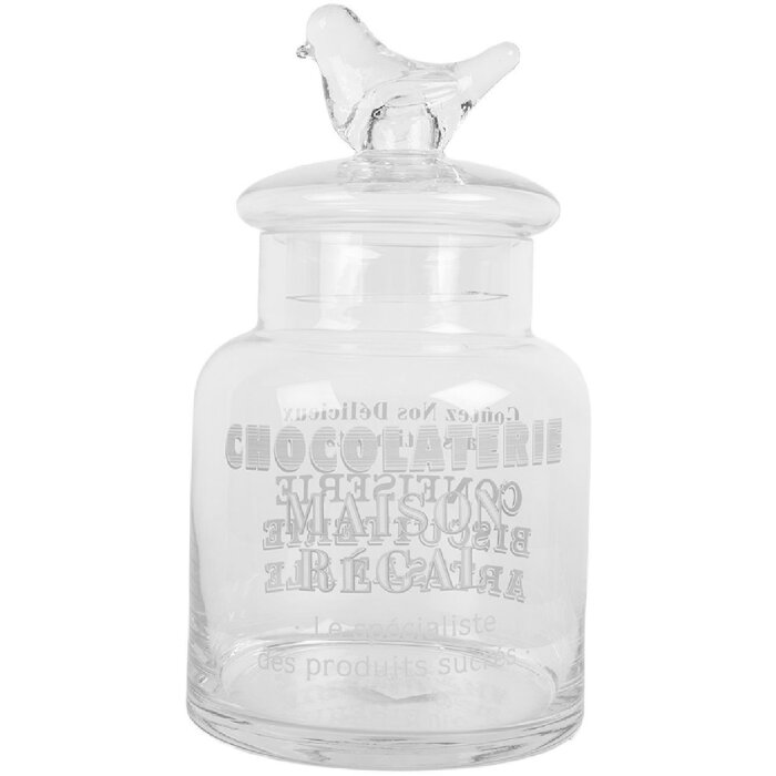 Clayre & Eef 6GL5210 Банка для хранения с крышкой 13x23 см