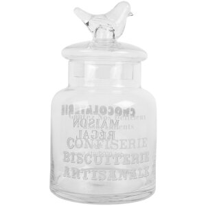 Clayre & Eef 6GL5210 Банка для хранения с крышкой 13x23 см