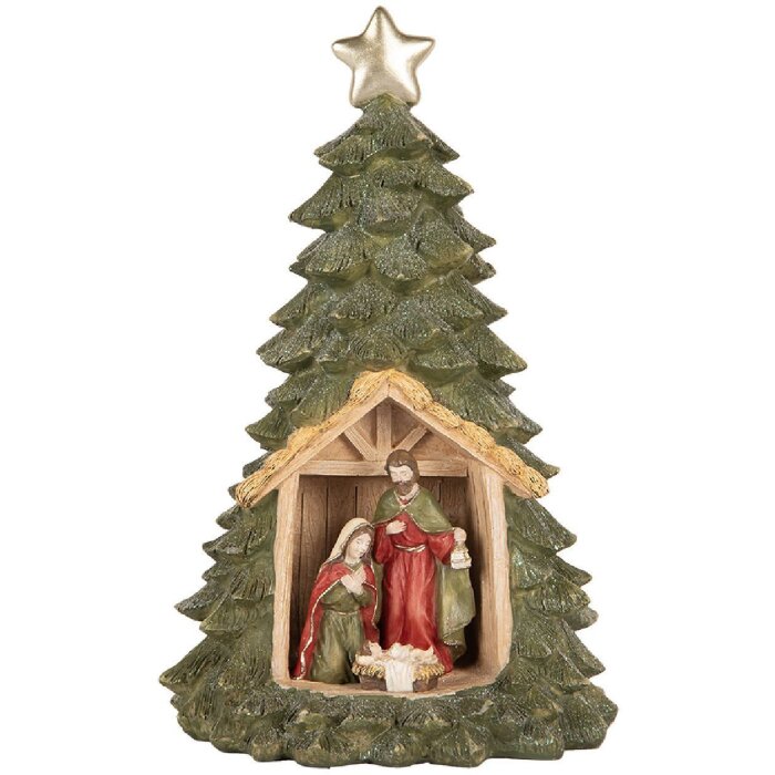 Clayre & Eef Ёлка декоративная с LED 15x24 см