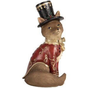 Clayre & Eef 6PR5637 Dekoration Fuchs 9x8x17 cm Braun...