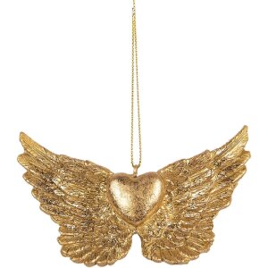 Clayre & Eef 6PR5640 Подвеска Крылья 10x2x7 см...