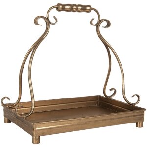 Clayre & Eef Декоративные чаши 2 шт. 43x26x41 / 34x21x30 см Золотые